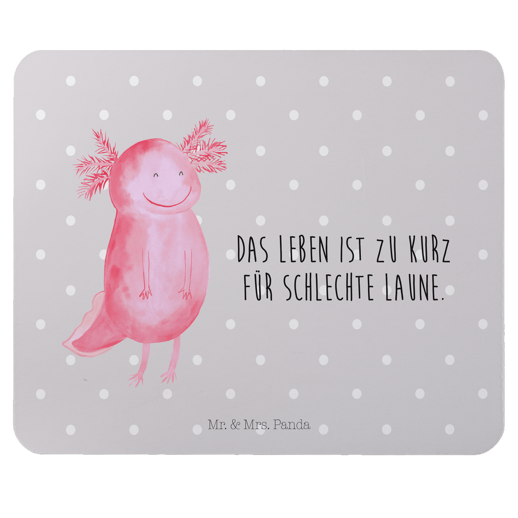 Mauspad Axolotl glücklich Mousepad, Computer zubehör, Büroausstattung, PC Zubehör, Arbeitszimmer, Mauspad, Einzigartiges Mauspad, Designer Mauspad, Axolotl, Molch, Axolot, Schwanzlurch, Lurch, Lurche, Motivation, gute Laune