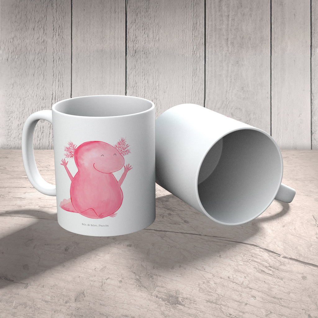 Kindertasse Axolotl Hurra Kunststoff Tasse, Kindergarten, Tasse, Trinkbecher, Camping Becher, Kaffeetasse, Kunststoffbecher, Kindergartenbecher, Outdoorgeschirr, Kunststoffgeschirr, Reisebecher, Reisetasse, Kinderbecher, Axolotl, Molch, Axolot, Schwanzlurch, Lurch, Lurche, fröhlich, Spaß, Freude, Motivation, Zufriedenheit