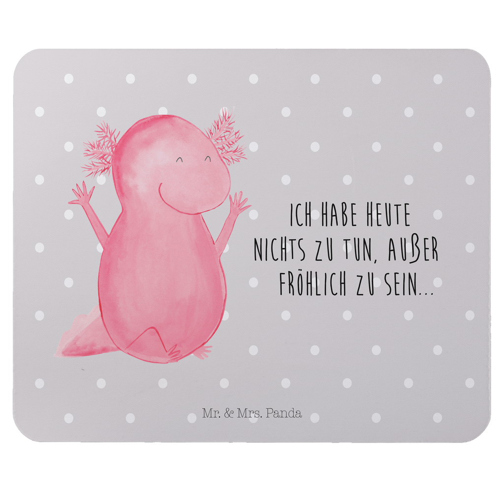 Mauspad Axolotl Hurra Mousepad, Computer zubehör, Büroausstattung, PC Zubehör, Arbeitszimmer, Mauspad, Einzigartiges Mauspad, Designer Mauspad, Axolotl, Molch, Axolot, Schwanzlurch, Lurch, Lurche, fröhlich, Spaß, Freude, Motivation, Zufriedenheit