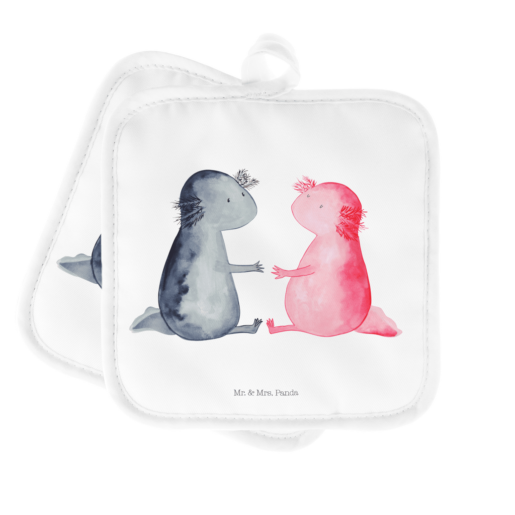 2er Set Topflappen  Axolotl Liebe Topflappen, Topfuntersetzer, Ofenhandschuh, Topflappen Set, Topflappen lustig, Topflappen mit Spruch, Axolotl, Molch, Axolot, Schwanzlurch, Lurch, Lurche, Liebe, große Liebe, Liebesbeweis, Freund, Verlobter, Ehemann, Jahrestag, Valentinstag