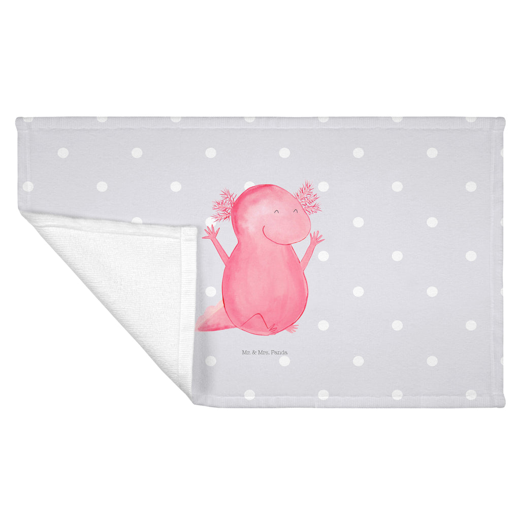 50 x 100 Handtuch Axolotl Hurra Handtuch, Badehandtuch, Badezimmer, Handtücher, groß, Kinder, Baby, Axolotl, Molch, Axolot, Schwanzlurch, Lurch, Lurche, fröhlich, Spaß, Freude, Motivation, Zufriedenheit