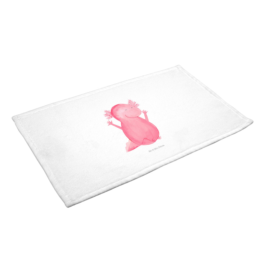 50 x 100 Handtuch Axolotl Hurra Handtuch, Badehandtuch, Badezimmer, Handtücher, groß, Kinder, Baby, Axolotl, Molch, Axolot, Schwanzlurch, Lurch, Lurche, fröhlich, Spaß, Freude, Motivation, Zufriedenheit