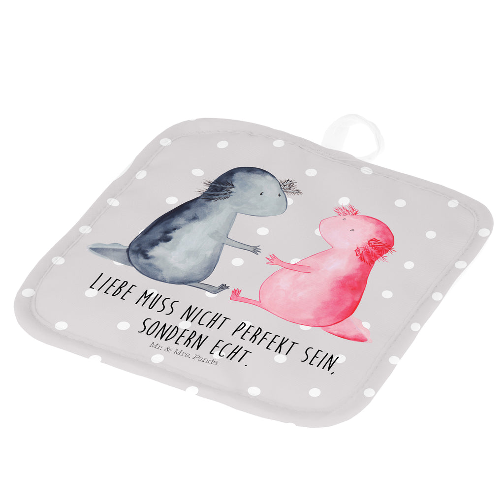 2er Set Topflappen  Axolotl Liebe Topflappen, Topfuntersetzer, Ofenhandschuh, Topflappen Set, Topflappen lustig, Topflappen mit Spruch, Axolotl, Molch, Axolot, Schwanzlurch, Lurch, Lurche, Liebe, große Liebe, Liebesbeweis, Freund, Verlobter, Ehemann, Jahrestag, Valentinstag