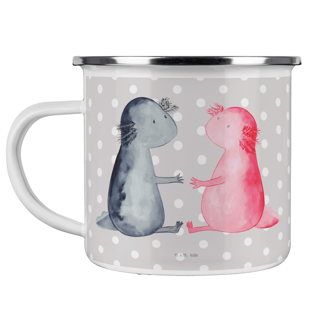 Camping Emaille Tasse Axolotl Liebe Campingtasse, Trinkbecher, Metalltasse, Outdoor Tasse, Emaille Trinkbecher, Blechtasse Outdoor, Emaille Campingbecher, Edelstahl Trinkbecher, Metalltasse für Camping, Kaffee Blechtasse, Camping Tasse Metall, Axolotl, Molch, Axolot, Schwanzlurch, Lurch, Lurche, Liebe, große Liebe, Liebesbeweis, Freund, Verlobter, Ehemann, Jahrestag, Valentinstag