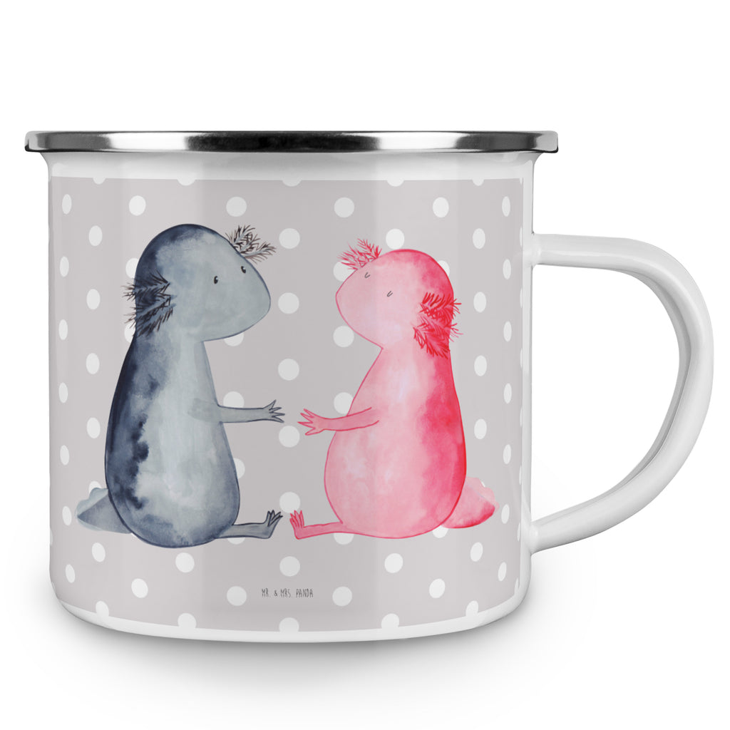 Camping Emaille Tasse Axolotl Liebe Campingtasse, Trinkbecher, Metalltasse, Outdoor Tasse, Emaille Trinkbecher, Blechtasse Outdoor, Emaille Campingbecher, Edelstahl Trinkbecher, Metalltasse für Camping, Kaffee Blechtasse, Camping Tasse Metall, Axolotl, Molch, Axolot, Schwanzlurch, Lurch, Lurche, Liebe, große Liebe, Liebesbeweis, Freund, Verlobter, Ehemann, Jahrestag, Valentinstag