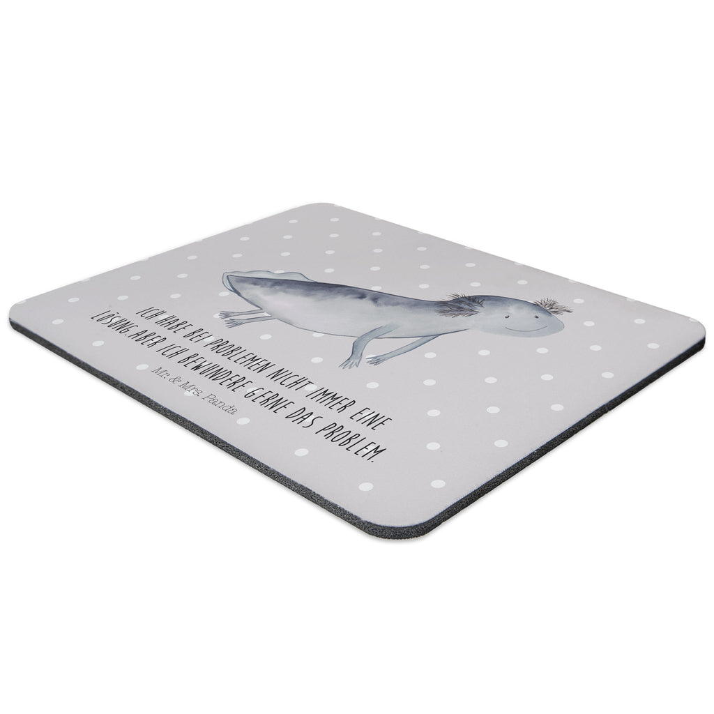Mauspad Axolotl schwimmt Mousepad, Computer zubehör, Büroausstattung, PC Zubehör, Arbeitszimmer, Mauspad, Einzigartiges Mauspad, Designer Mauspad, Axolotl, Molch, Axolot, Schwanzlurch, Lurch, Lurche, Problem, Probleme, Lösungen, Motivation
