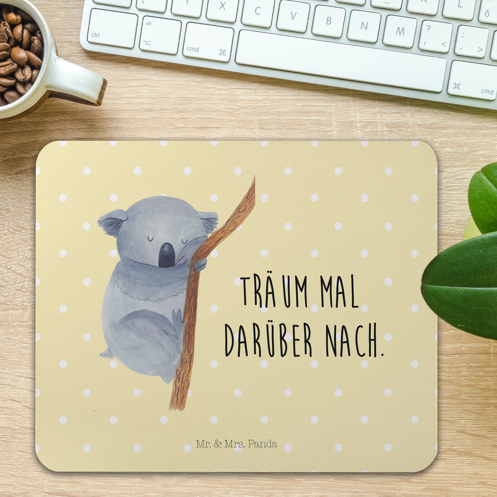 Mauspad Koalabär Mousepad, Computer zubehör, Büroausstattung, PC Zubehör, Arbeitszimmer, Mauspad, Einzigartiges Mauspad, Designer Mauspad, Tiermotive, Gute Laune, lustige Sprüche, Tiere, Koala, träumen, Traum, schlafen, Schlafzimmer, Traumland, Bär, Koalabär
