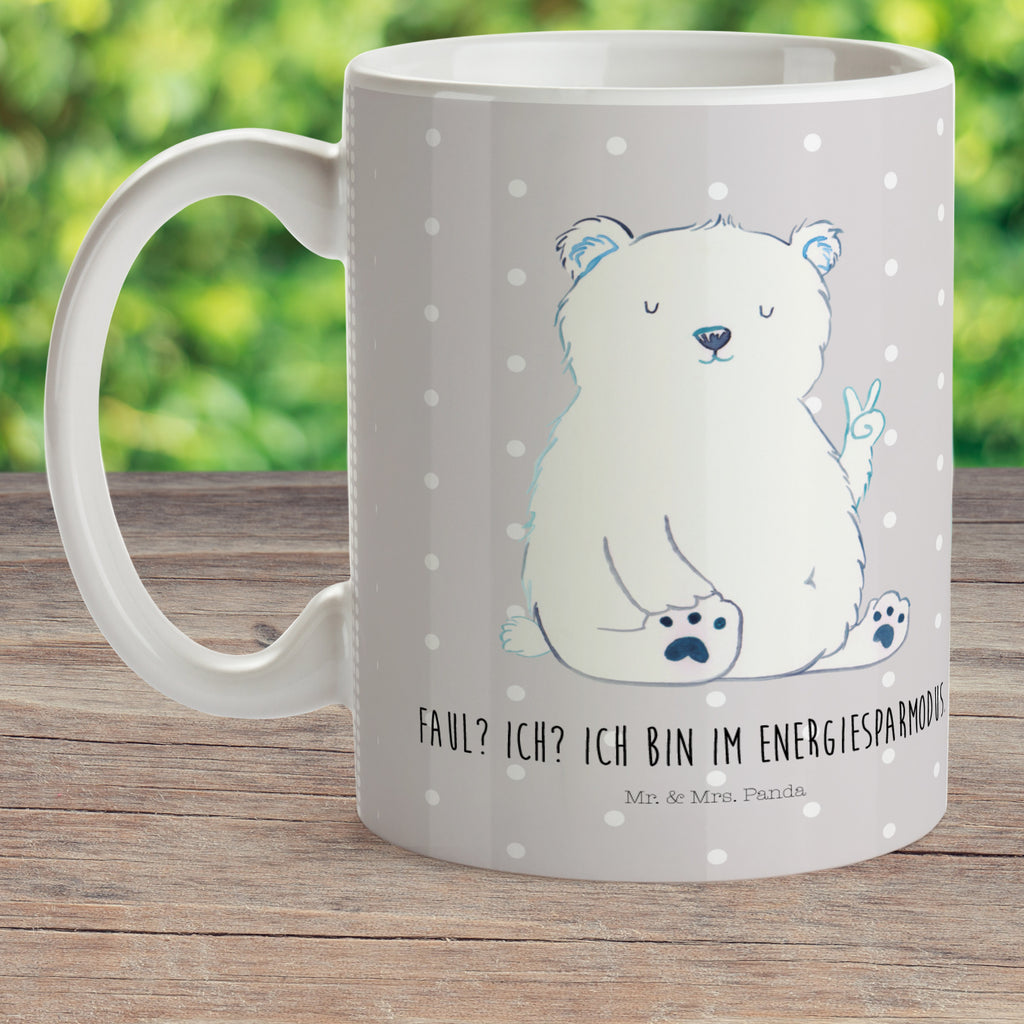 Kindertasse Eisbär Faul Kunststoff Tasse, Kindergarten, Tasse, Trinkbecher, Camping Becher, Kaffeetasse, Kunststoffbecher, Kindergartenbecher, Outdoorgeschirr, Kunststoffgeschirr, Reisebecher, Reisetasse, Kinderbecher, Bär, Teddy, Teddybär, Eisbär, Nordpol, Faul, Entspannen, Relaxen, Büro, Arbeit, Bürojob, Arbeitsplatz, Homeoffice