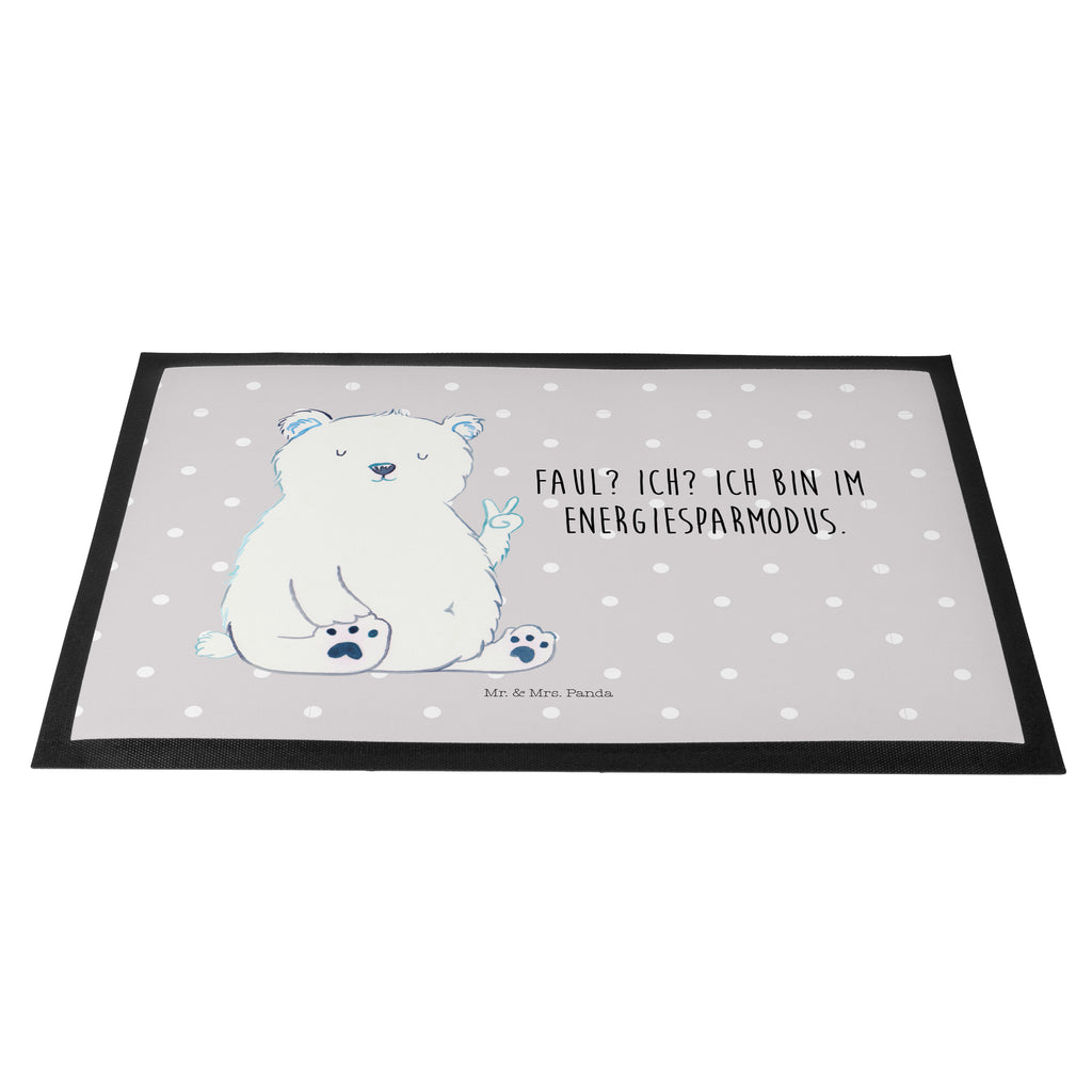 Fußmatte Eisbär Faul Eisbär, Bär, Nordpol, Faul, Entspannen, Relaxen, Büro, Arbeit, Bürojob, Arbeitsplatz, Homeoffice, Türvorleger, Schmutzmatte, Fußabtreter, Matte, Schmutzfänger, Fußabstreifer, Schmutzfangmatte, Türmatte, Motivfußmatte,  Haustürmatte, Vorleger  Bär, Teddy, Teddybär