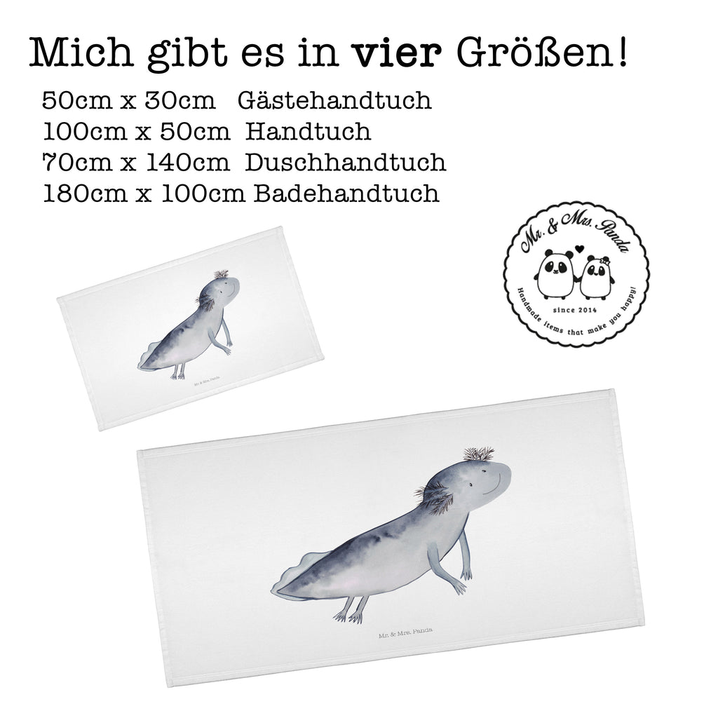 50 x 100 Handtuch Axolotl schwimmt Handtuch, Badehandtuch, Badezimmer, Handtücher, groß, Kinder, Baby, Axolotl, Molch, Axolot, Schwanzlurch, Lurch, Lurche, Problem, Probleme, Lösungen, Motivation