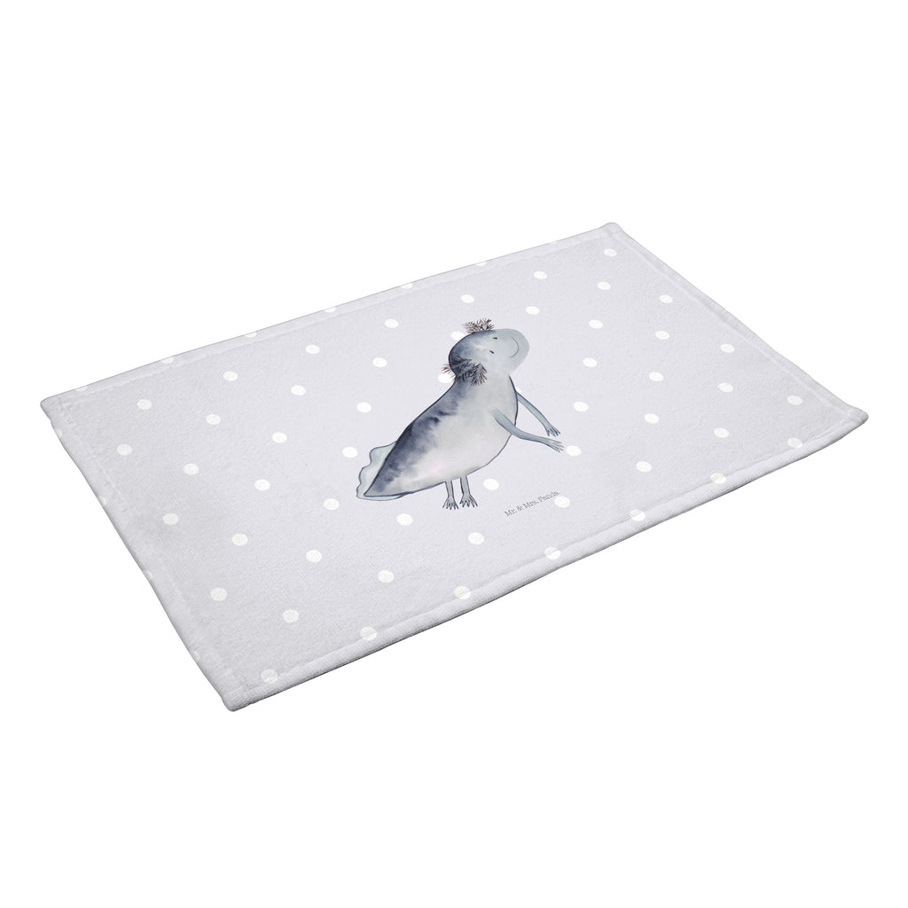 50 x 100 Handtuch Axolotl schwimmt Handtuch, Badehandtuch, Badezimmer, Handtücher, groß, Kinder, Baby, Axolotl, Molch, Axolot, Schwanzlurch, Lurch, Lurche, Problem, Probleme, Lösungen, Motivation