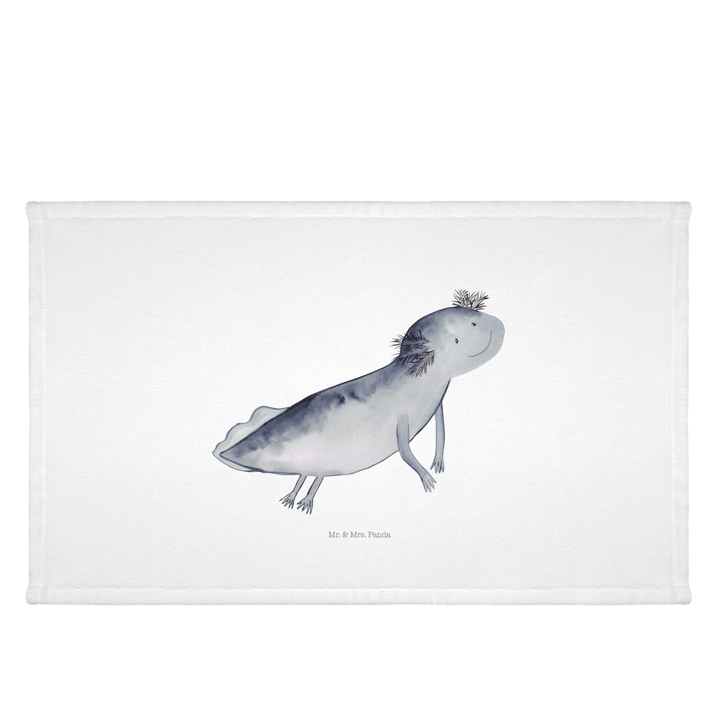 50 x 100 Handtuch Axolotl schwimmt Handtuch, Badehandtuch, Badezimmer, Handtücher, groß, Kinder, Baby, Axolotl, Molch, Axolot, Schwanzlurch, Lurch, Lurche, Problem, Probleme, Lösungen, Motivation