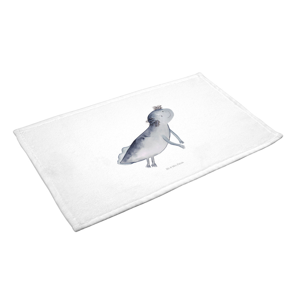 50 x 100 Handtuch Axolotl schwimmt Handtuch, Badehandtuch, Badezimmer, Handtücher, groß, Kinder, Baby, Axolotl, Molch, Axolot, Schwanzlurch, Lurch, Lurche, Problem, Probleme, Lösungen, Motivation