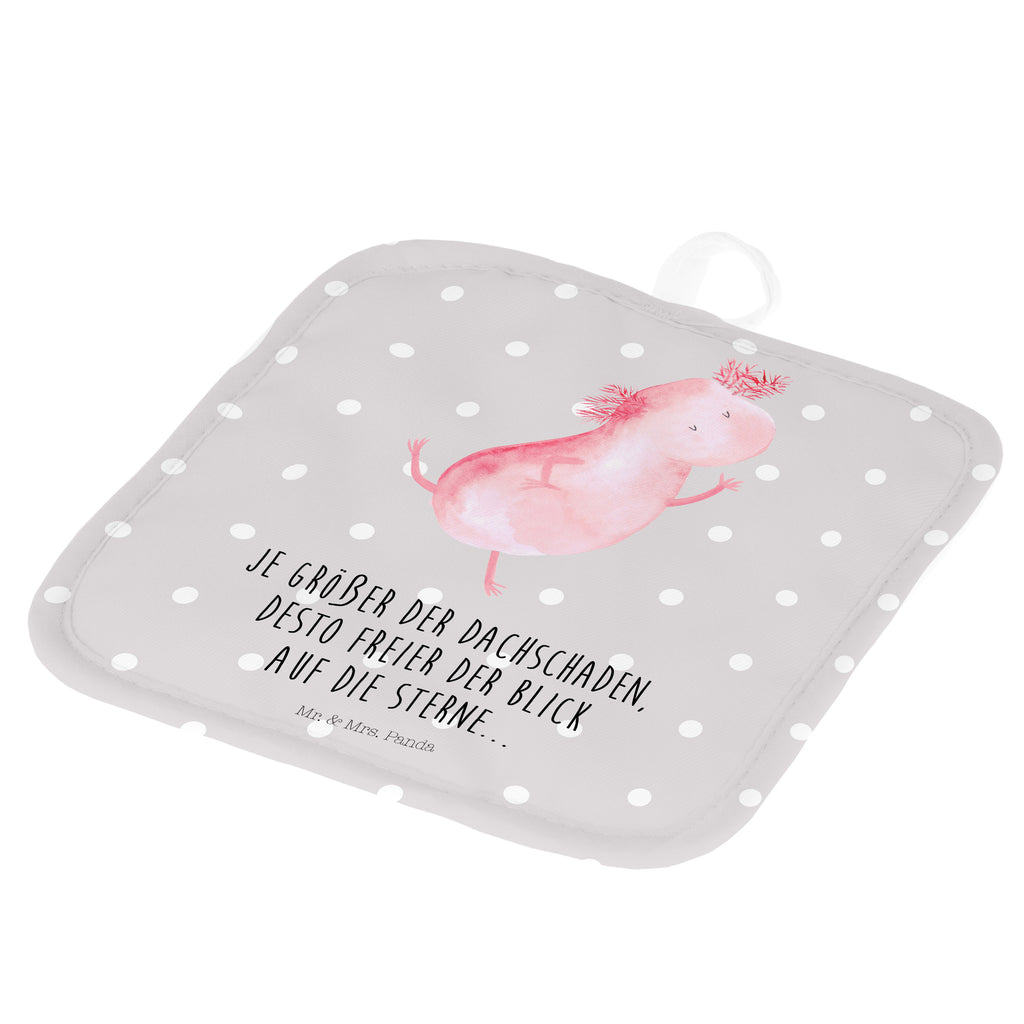 2er Set Topflappen  Axolotl tanzt Topflappen, Topfuntersetzer, Ofenhandschuh, Topflappen Set, Topflappen lustig, Topflappen mit Spruch, Axolotl, Molch, Axolot, Schwanzlurch, Lurch, Lurche, Dachschaden, Sterne, verrückt, Freundin, beste Freundin