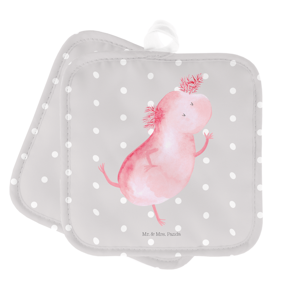 2er Set Topflappen  Axolotl tanzt Topflappen, Topfuntersetzer, Ofenhandschuh, Topflappen Set, Topflappen lustig, Topflappen mit Spruch, Axolotl, Molch, Axolot, Schwanzlurch, Lurch, Lurche, Dachschaden, Sterne, verrückt, Freundin, beste Freundin