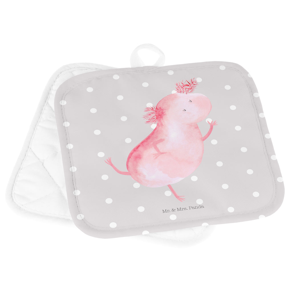 2er Set Topflappen  Axolotl tanzt Topflappen, Topfuntersetzer, Ofenhandschuh, Topflappen Set, Topflappen lustig, Topflappen mit Spruch, Axolotl, Molch, Axolot, Schwanzlurch, Lurch, Lurche, Dachschaden, Sterne, verrückt, Freundin, beste Freundin