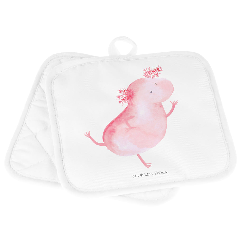 2er Set Topflappen  Axolotl tanzt Topflappen, Topfuntersetzer, Ofenhandschuh, Topflappen Set, Topflappen lustig, Topflappen mit Spruch, Axolotl, Molch, Axolot, Schwanzlurch, Lurch, Lurche, Dachschaden, Sterne, verrückt, Freundin, beste Freundin