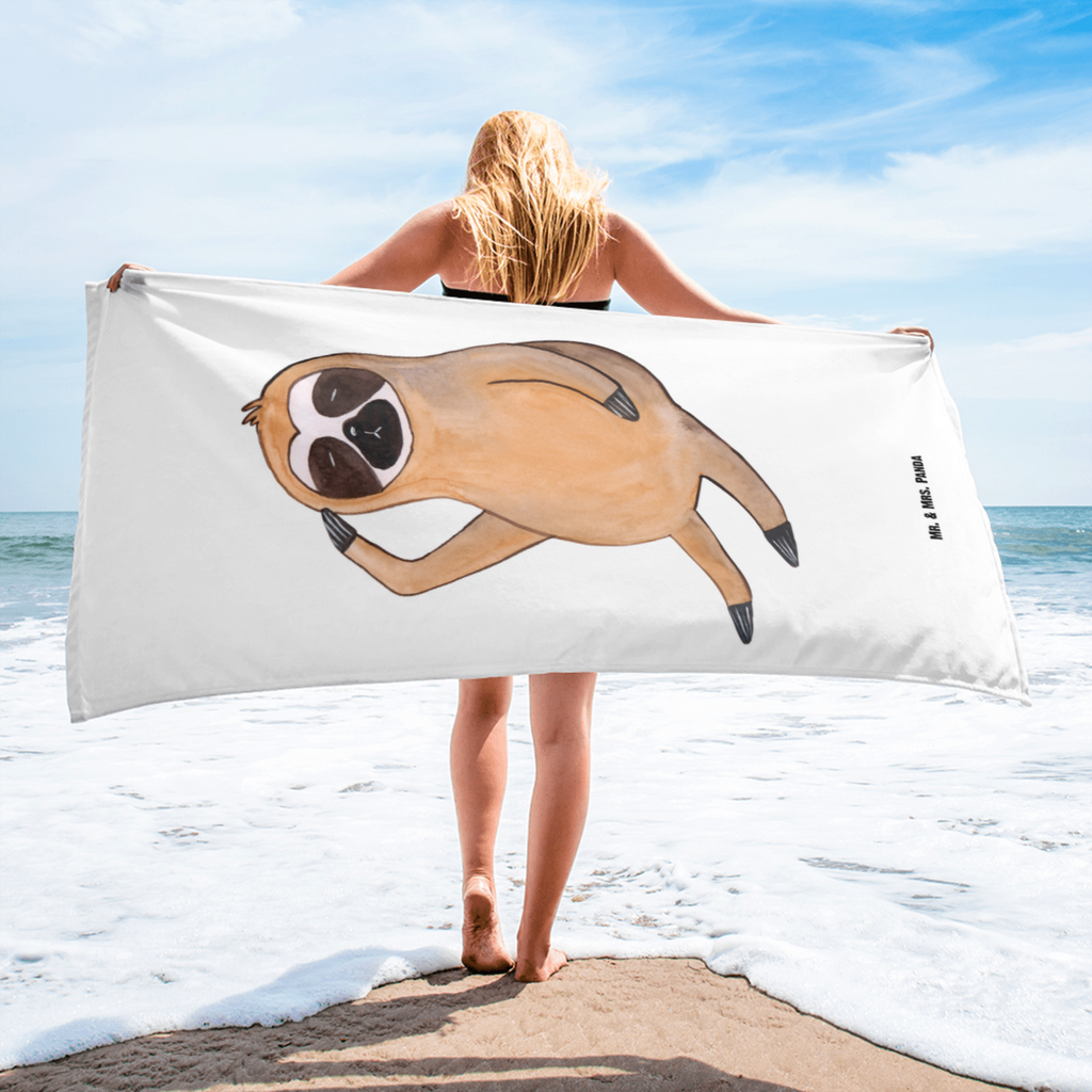 XL Badehandtuch Faultier Vogel zeigen Handtuch, Badetuch, Duschtuch, Strandtuch, Saunatuch, Faultier, Faultier Geschenk, Faultier Deko, Faultiere, faul, Lieblingstier, Spinner, früher Vogel, der frühe Vogel, Frühaufsteher, Morgenmuffel, Vogel, Faultierwelt