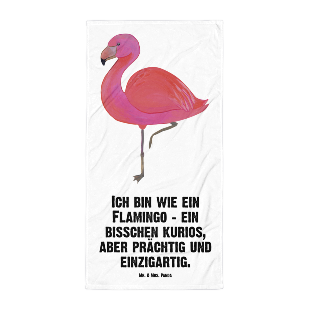 XL Badehandtuch Flamingo classic Handtuch, Badetuch, Duschtuch, Strandtuch, Saunatuch, Flamingo, Einzigartig, Selbstliebe, Stolz, ich, für mich, Spruch, Freundin, Freundinnen, Außenseiter, Sohn, Tochter, Geschwister