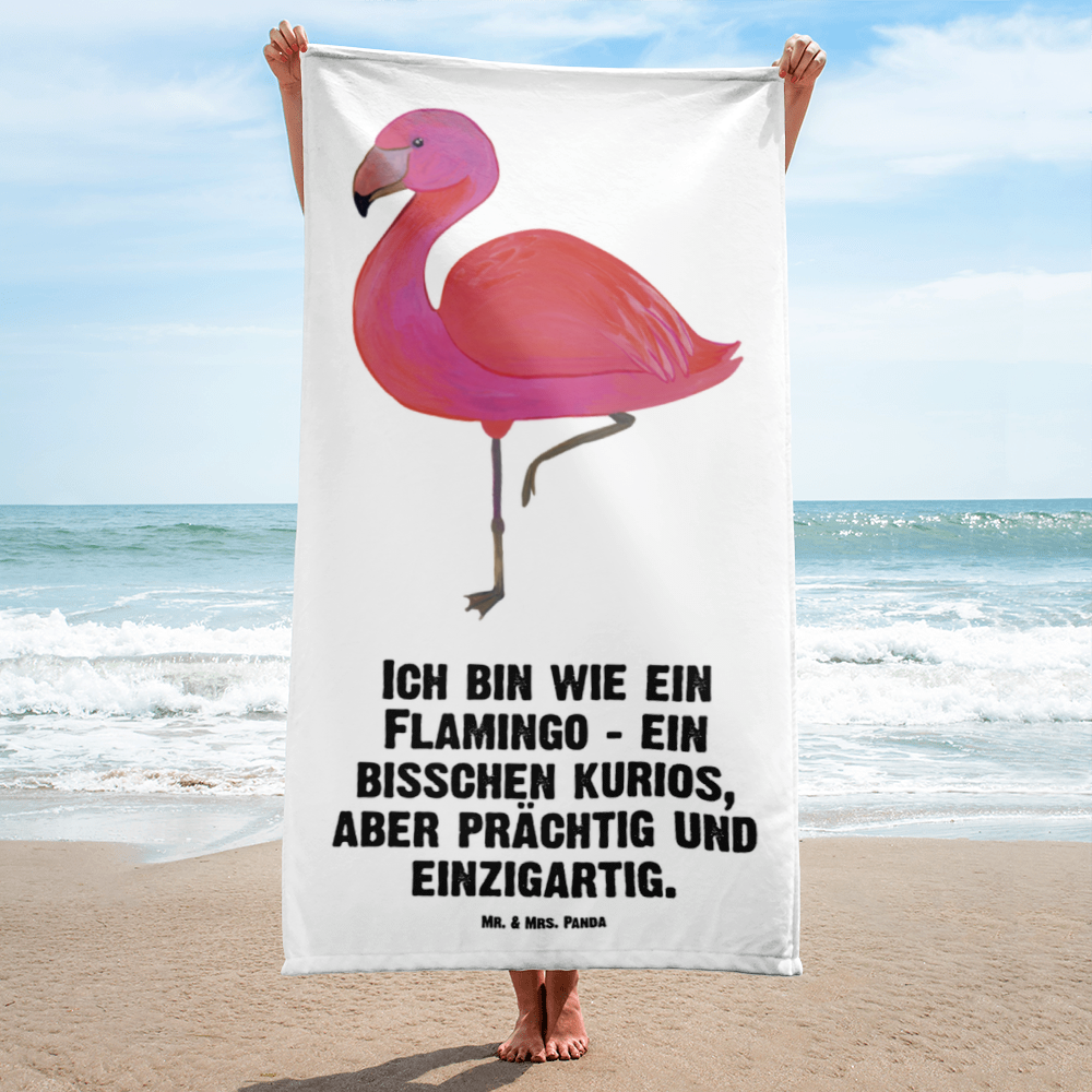 XL Badehandtuch Flamingo classic Handtuch, Badetuch, Duschtuch, Strandtuch, Saunatuch, Flamingo, Einzigartig, Selbstliebe, Stolz, ich, für mich, Spruch, Freundin, Freundinnen, Außenseiter, Sohn, Tochter, Geschwister