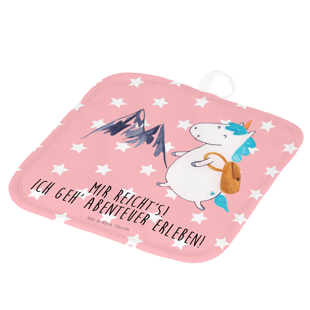 2er Set Topflappen  Einhorn Bergsteiger Topflappen, Topfuntersetzer, Ofenhandschuh, Topflappen Set, Topflappen lustig, Topflappen mit Spruch, Einhorn, Einhörner, Einhorn Deko, Pegasus, Unicorn, Bergsteiger, Abenteuer, Berge, Abenteurer, Weltenbummler, Weltreise, Reisen, Urlaub, Entdecker