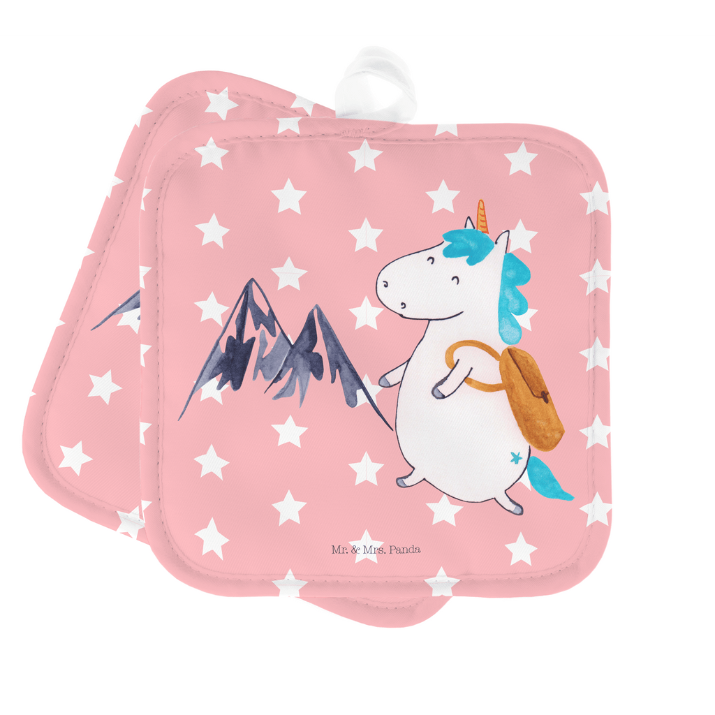 2er Set Topflappen  Einhorn Bergsteiger Topflappen, Topfuntersetzer, Ofenhandschuh, Topflappen Set, Topflappen lustig, Topflappen mit Spruch, Einhorn, Einhörner, Einhorn Deko, Pegasus, Unicorn, Bergsteiger, Abenteuer, Berge, Abenteurer, Weltenbummler, Weltreise, Reisen, Urlaub, Entdecker
