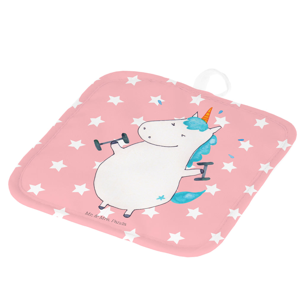 2er Set Topflappen  Einhorn Fitness Topflappen, Topfuntersetzer, Ofenhandschuh, Topflappen Set, Topflappen lustig, Topflappen mit Spruch, Einhorn, Einhörner, Einhorn Deko, Pegasus, Unicorn, Gym, Fitness, Fitnessstudio, Diät, Abnehmen, Sport, Pumpen, Geräte, Sixpack