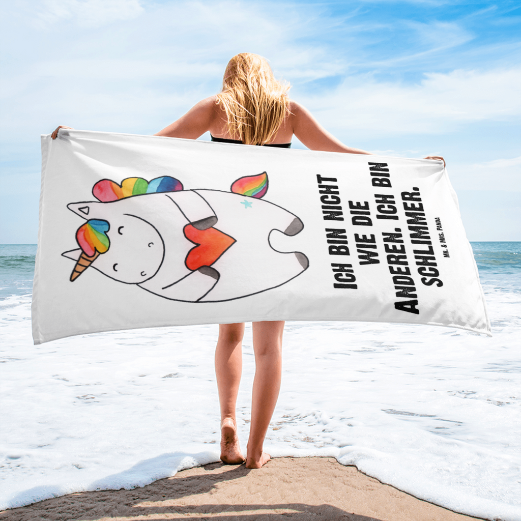Gäste Handtuch Einhorn Herz Gästetuch, Reisehandtuch, Sport Handtuch, Frottier, Kinder Handtuch, Einhorn, Einhörner, Einhorn Deko, Pegasus, Unicorn, Herz, schlimm, böse, witzig, lustig, Freundin, anders, bunt