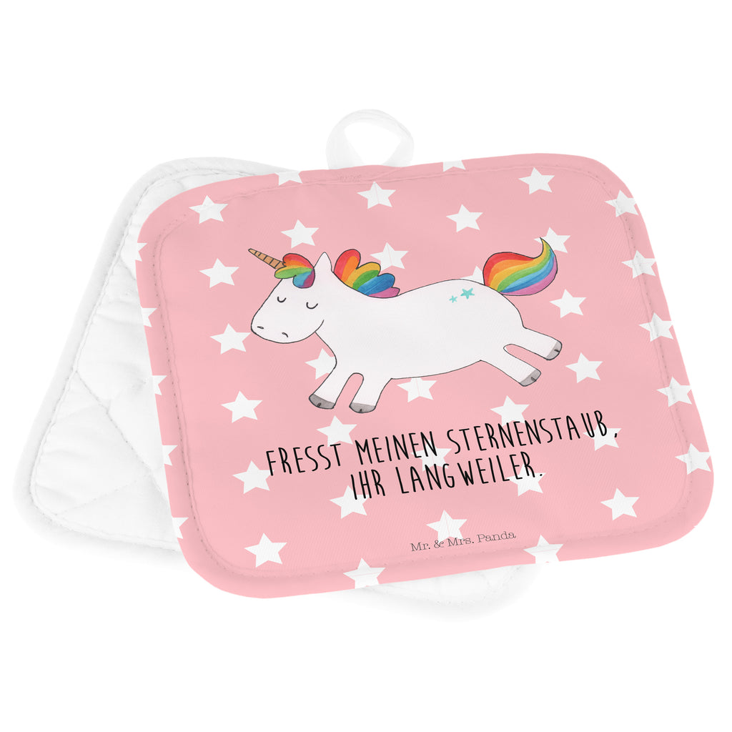 2er Set Topflappen  Einhorn Happy Topflappen, Topfuntersetzer, Ofenhandschuh, Topflappen Set, Topflappen lustig, Topflappen mit Spruch, Einhorn, Einhörner, Einhorn Deko, Pegasus, Unicorn, glücklich, fröhlich, Spaß, Freude, Lebensfreude, witzig, spannend, Lächeln, Lachen