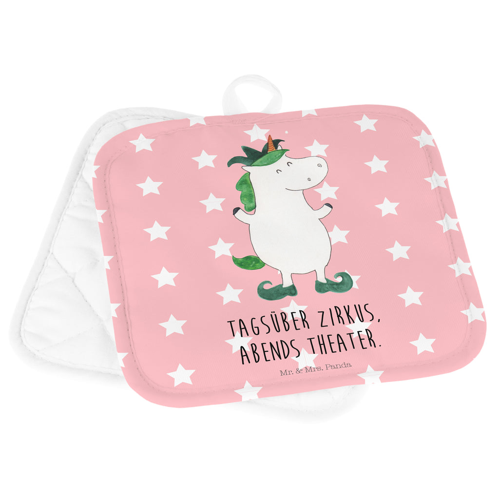 2er Set Topflappen  Einhorn Joker Topflappen, Topfuntersetzer, Ofenhandschuh, Topflappen Set, Topflappen lustig, Topflappen mit Spruch, Einhorn, Einhörner, Einhorn Deko, Pegasus, Unicorn, Hofnarr, Kasper, Gaukler, Mittelalter