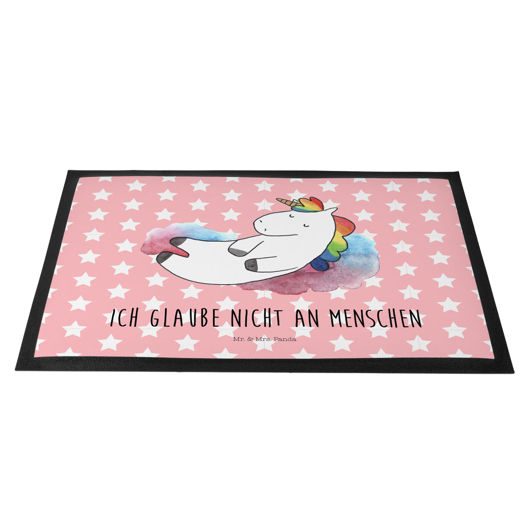 Fußmatte Einhorn Wolke 7 Einhorn, Unicorn, Einhörner, verliebt, Menschen, witzig, lustig, Geschenk, Glaube, Realität, Lächeln Türvorleger, Schmutzmatte, Fußabtreter, Matte, Schmutzfänger, Fußabstreifer, Schmutzfangmatte, Türmatte, Motivfußmatte,  Haustürmatte, Vorleger  Einhorn, Einhörner, Einhorn Deko, Pegasus, Unicorn