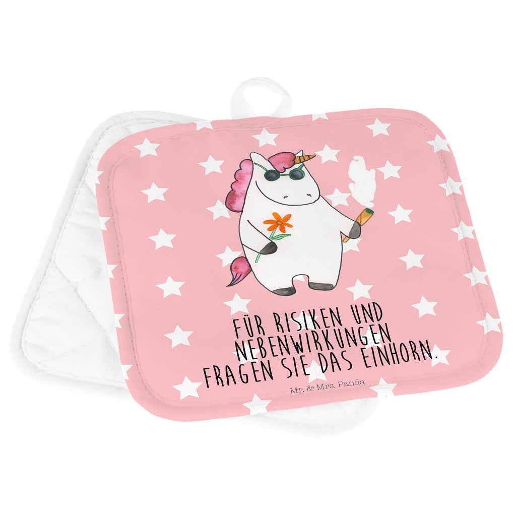 2er Set Topflappen  Einhorn Woodstock Topflappen, Topfuntersetzer, Ofenhandschuh, Topflappen Set, Topflappen lustig, Topflappen mit Spruch, Einhorn, Einhörner, Einhorn Deko, Pegasus, Unicorn, Kiffen, Joint, Zigarette, Alkohol, Party, Spaß. lustig, witzig, Woodstock