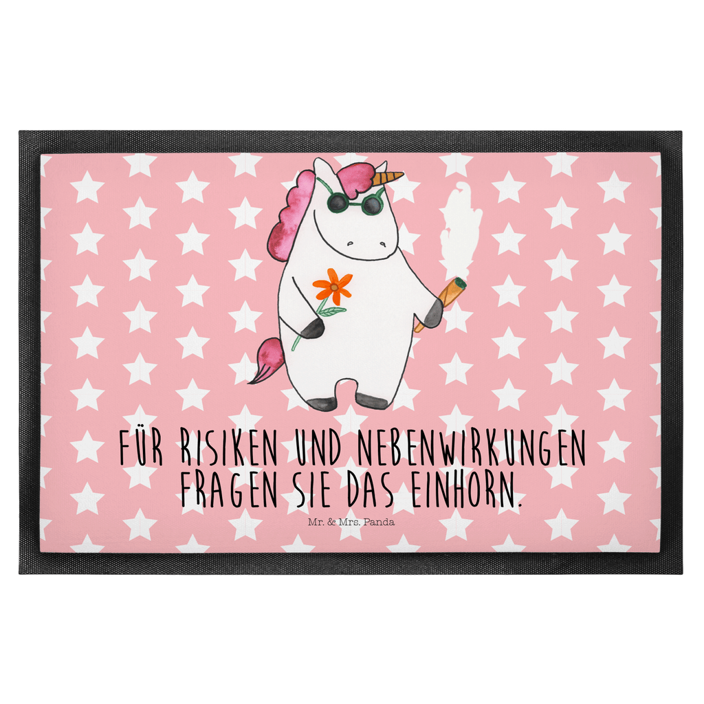 Fußmatte Einhorn Woodstock Türvorleger, Schmutzmatte, Fußabtreter, Matte, Schmutzfänger, Fußabstreifer, Schmutzfangmatte, Türmatte, Motivfußmatte, Haustürmatte, Vorleger, Einhorn, Einhörner, Einhorn Deko, Pegasus, Unicorn, Kiffen, Joint, Zigarette, Alkohol, Party, Spaß. lustig, witzig, Woodstock