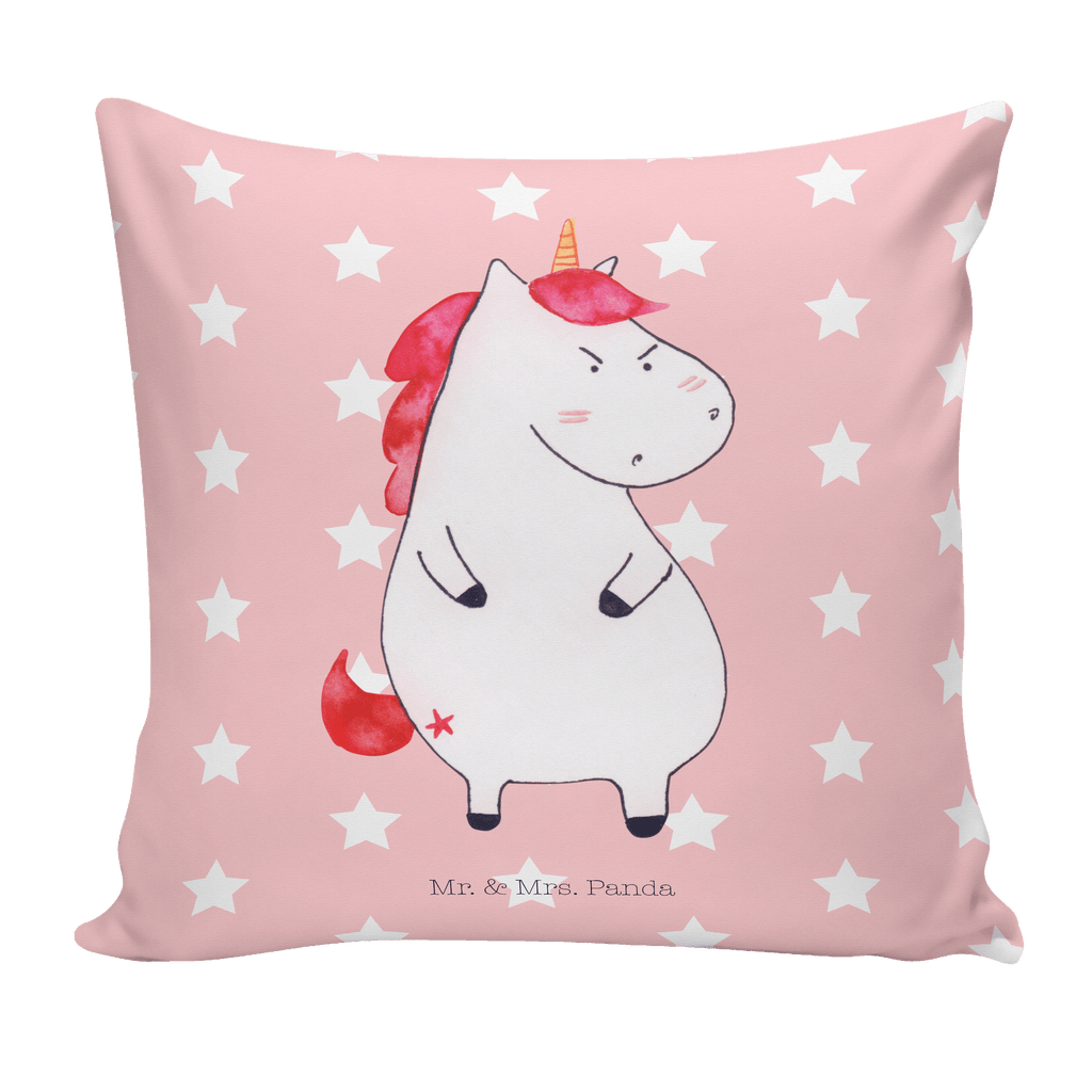 40x40 Kissen Einhorn wütend Kissenhülle, Kopfkissen, Sofakissen, Dekokissen, Motivkissen, Einhorn, Einhörner, Einhorn Deko, Pegasus, Unicorn, Realität, Ansage, lustlos, nein, Büro, Arbeit, wütend, dumme Fragen, lustig, Spaß, Geschenk
