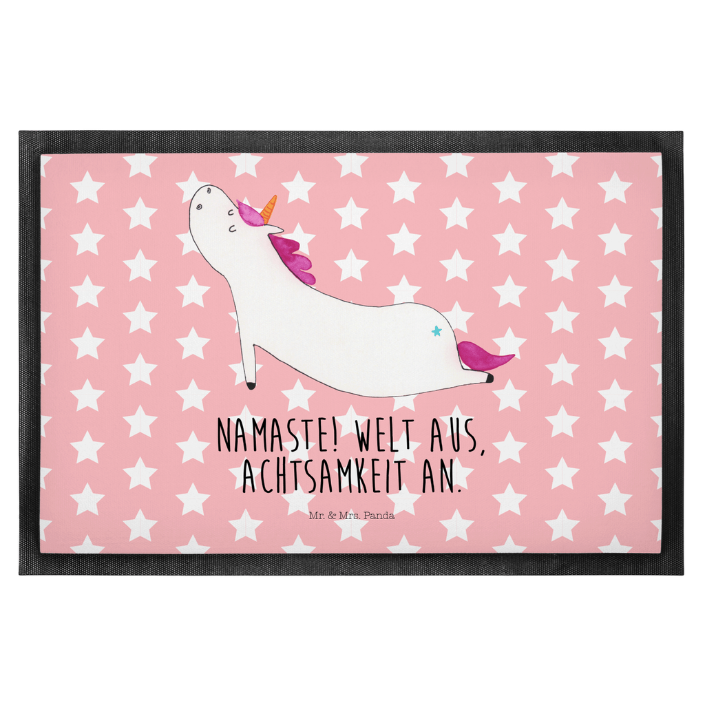 Fußmatte Einhorn Yoga Einhorn, Einhörner, Unicorn, Yoga, Namaste, Achtsamkeit, Entspannung, Joga, Yogamatte, Sport, lustig, witzig, süß Türvorleger, Schmutzmatte, Fußabtreter, Matte, Schmutzfänger, Fußabstreifer, Schmutzfangmatte, Türmatte, Motivfußmatte,  Haustürmatte, Vorleger  Einhorn, Einhörner, Einhorn Deko, Pegasus, Unicorn