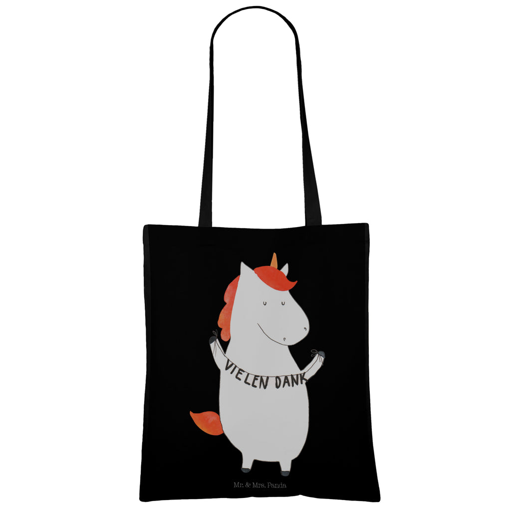Tragetasche Einhorn Vielen Dank Beuteltasche, Beutel, Einkaufstasche, Jutebeutel, Stoffbeutel, Einhorn, Einhörner, Einhorn Deko, Pegasus, Unicorn, Danke, vielen Dank, Dankeschön, Danksagung