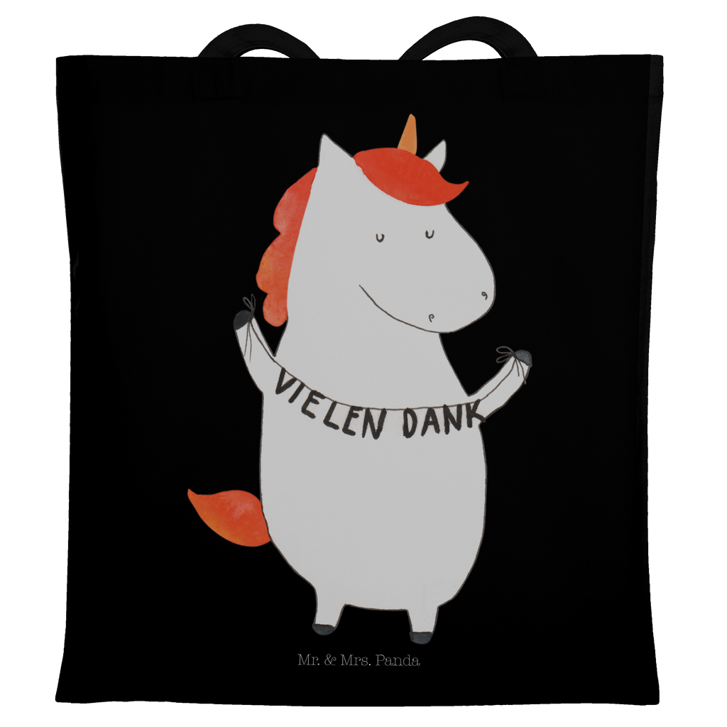 Tragetasche Einhorn Vielen Dank Beuteltasche, Beutel, Einkaufstasche, Jutebeutel, Stoffbeutel, Einhorn, Einhörner, Einhorn Deko, Pegasus, Unicorn, Danke, vielen Dank, Dankeschön, Danksagung