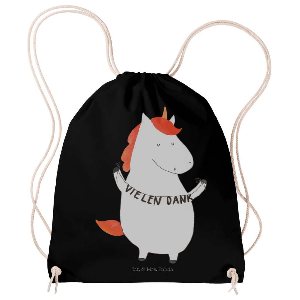 Sportbeutel Einhorn Vielen Dank Turnbeutel, Beutel, Sporttasche, Tasche, Stoffbeutel, Einhorn, Einhörner, Einhorn Deko, Pegasus, Unicorn, Danke, vielen Dank, Dankeschön, Danksagung