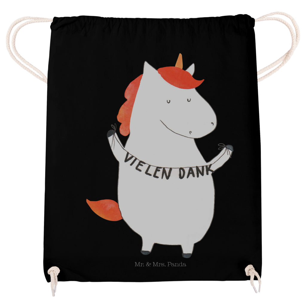Sportbeutel Einhorn Vielen Dank Turnbeutel, Beutel, Sporttasche, Tasche, Stoffbeutel, Einhorn, Einhörner, Einhorn Deko, Pegasus, Unicorn, Danke, vielen Dank, Dankeschön, Danksagung