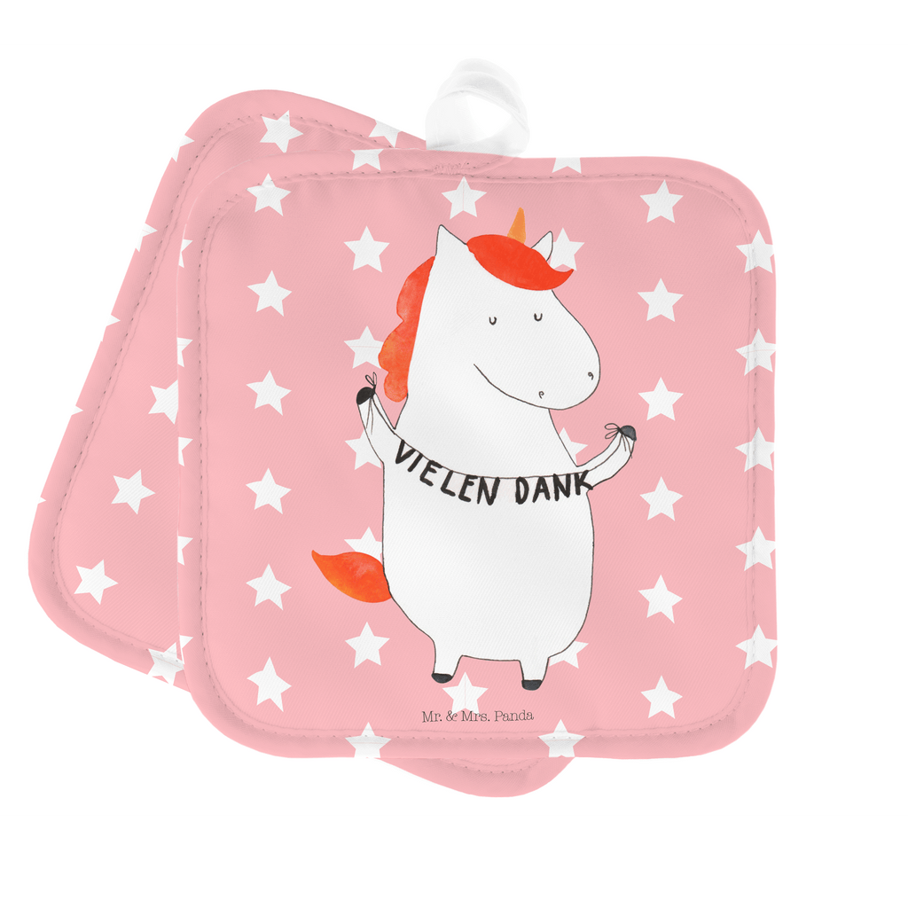 2er Set Topflappen  Einhorn Vielen Dank Topflappen, Topfuntersetzer, Ofenhandschuh, Topflappen Set, Topflappen lustig, Topflappen mit Spruch, Einhorn, Einhörner, Einhorn Deko, Pegasus, Unicorn, Danke, vielen Dank, Dankeschön, Danksagung