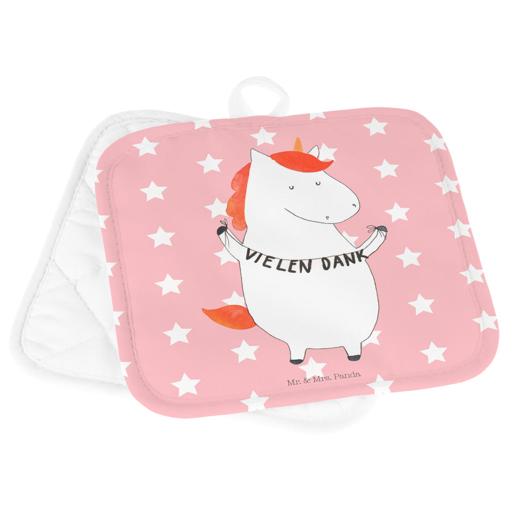 2er Set Topflappen  Einhorn Vielen Dank Topflappen, Topfuntersetzer, Ofenhandschuh, Topflappen Set, Topflappen lustig, Topflappen mit Spruch, Einhorn, Einhörner, Einhorn Deko, Pegasus, Unicorn, Danke, vielen Dank, Dankeschön, Danksagung