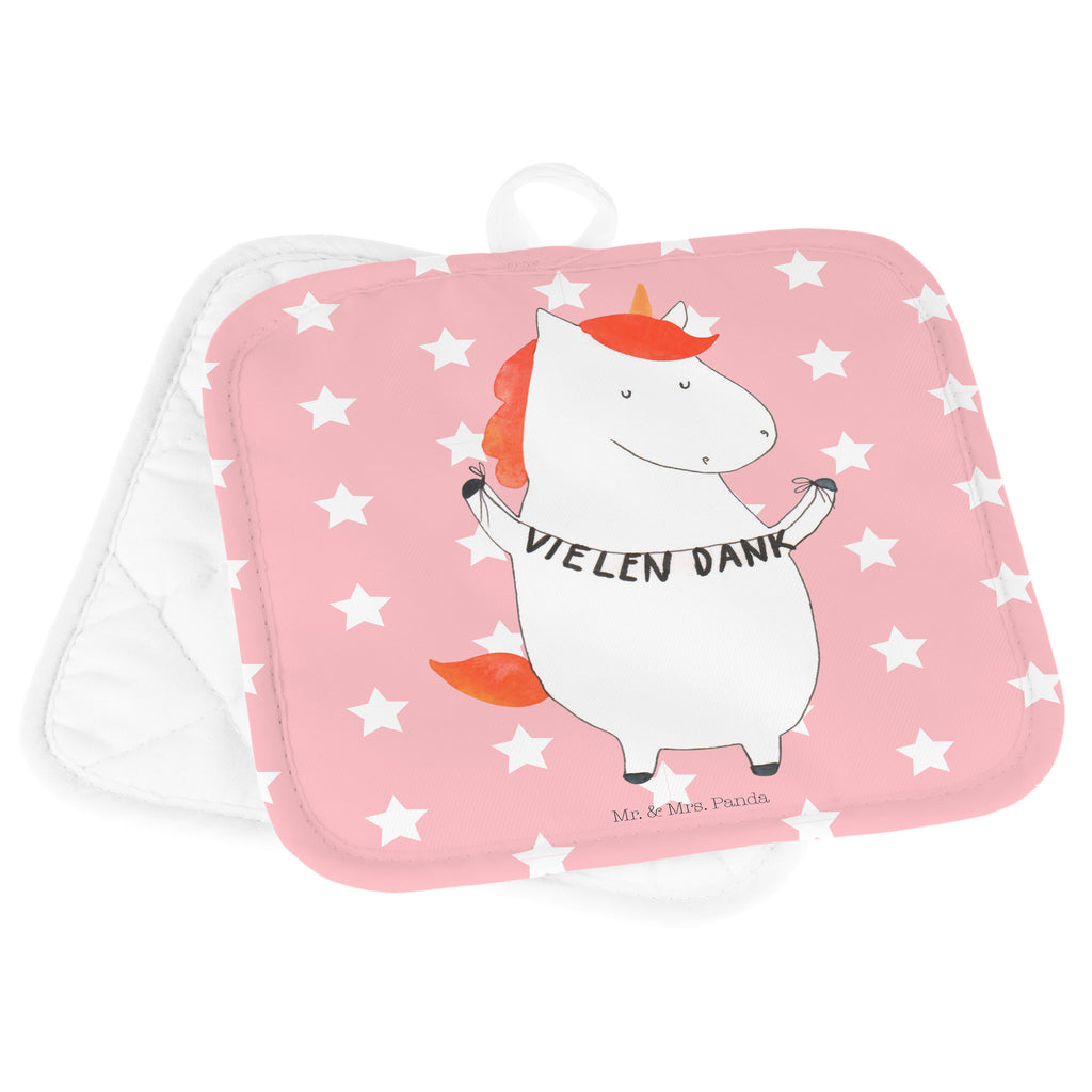 2er Set Topflappen  Einhorn Vielen Dank Topflappen, Topfuntersetzer, Ofenhandschuh, Topflappen Set, Topflappen lustig, Topflappen mit Spruch, Einhorn, Einhörner, Einhorn Deko, Pegasus, Unicorn, Danke, vielen Dank, Dankeschön, Danksagung