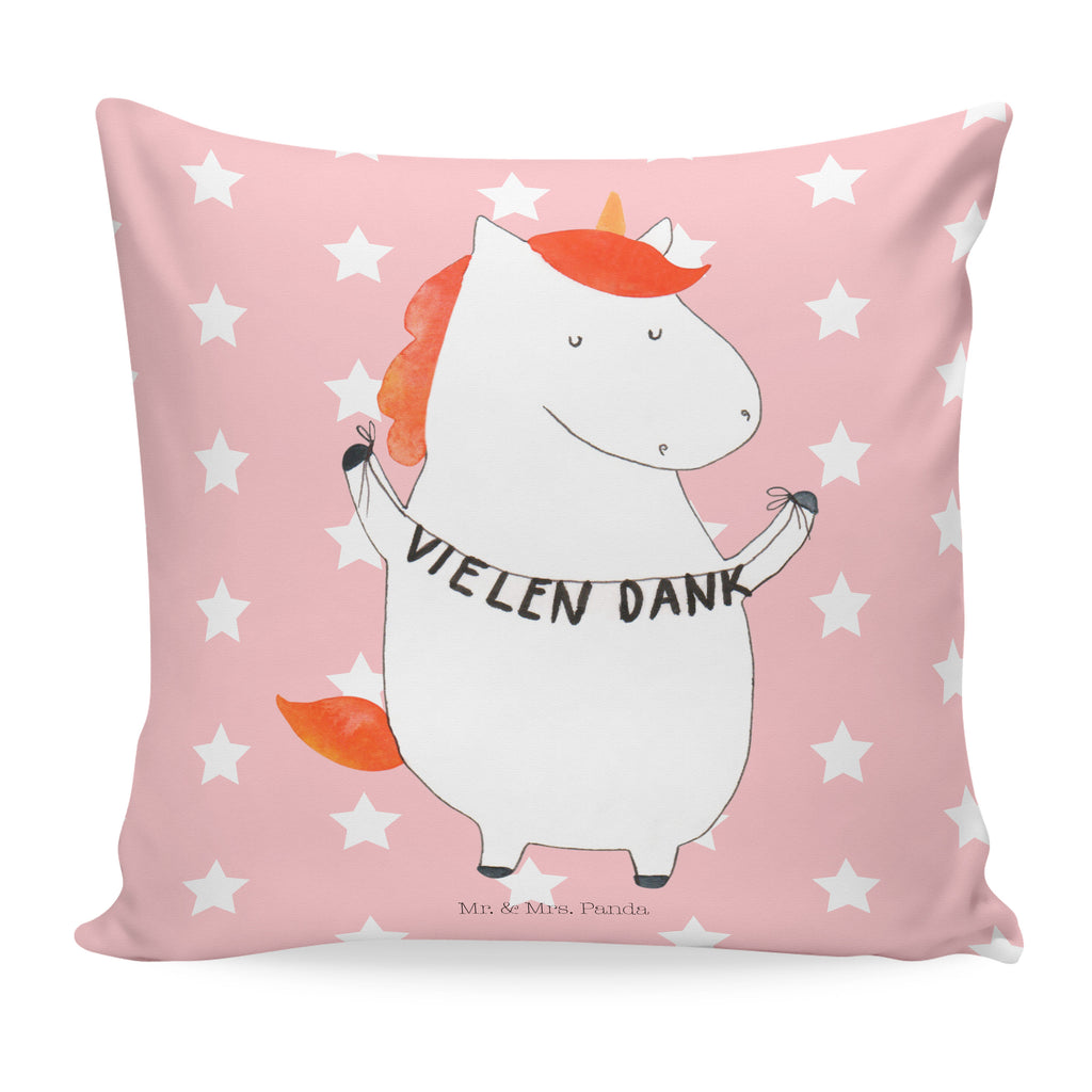 40x40 Kissen Einhorn Vielen Dank Kissenhülle, Kopfkissen, Sofakissen, Dekokissen, Motivkissen, Einhorn, Einhörner, Einhorn Deko, Pegasus, Unicorn, Danke, vielen Dank, Dankeschön, Danksagung