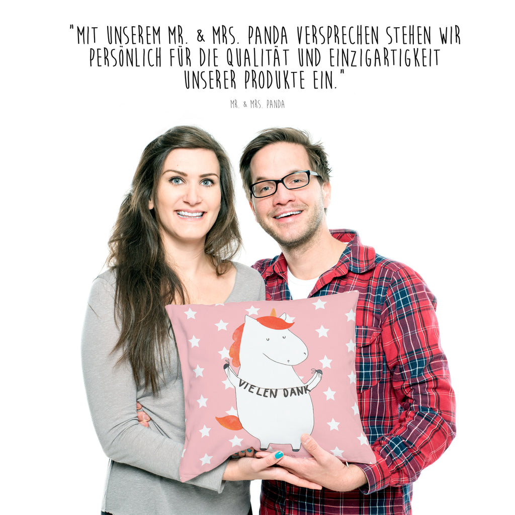 40x40 Kissen Einhorn Vielen Dank Kissenhülle, Kopfkissen, Sofakissen, Dekokissen, Motivkissen, Einhorn, Einhörner, Einhorn Deko, Pegasus, Unicorn, Danke, vielen Dank, Dankeschön, Danksagung