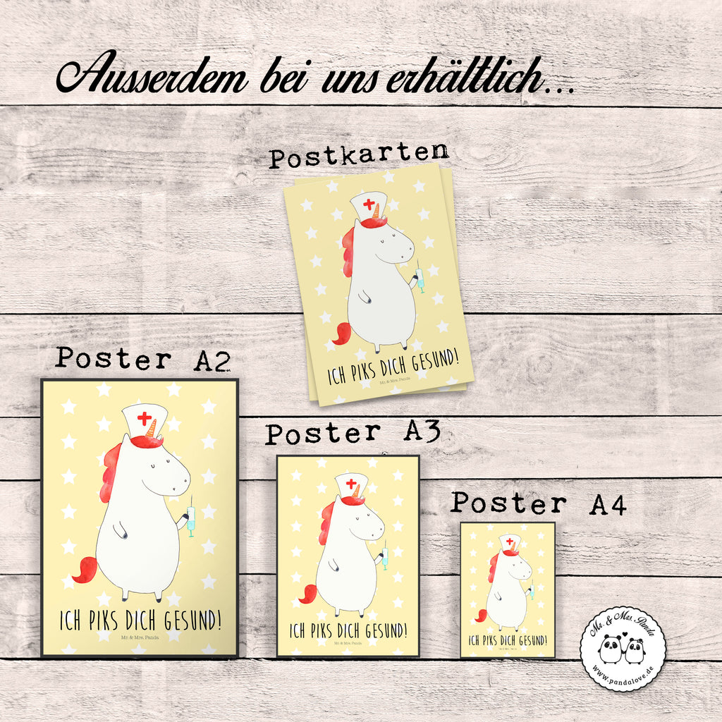 Poster Einhorn Krankenschwester Poster, Wandposter, Bild, Wanddeko, Küchenposter, Kinderposter, Wanddeko Bild, Raumdekoration, Wanddekoration, Handgemaltes Poster, Mr. & Mrs. Panda Poster, Designposter, Kunstdruck, Posterdruck, Einhorn, Einhörner, Einhorn Deko, Pegasus, Unicorn, Krankenschwester Geschenk, Krankenpfleger Geschenk, Krankenpflegerin, Krankenschwester Dankeschön, Krankenhaus, Ärztin Geschenk