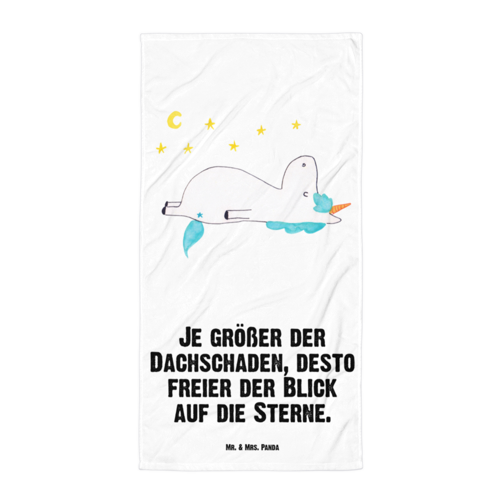 XL Badehandtuch Einhorn Sternenhimmel Handtuch, Badetuch, Duschtuch, Strandtuch, Saunatuch, Einhorn, Einhörner, Einhorn Deko, Pegasus, Unicorn, Sterne, Dachschaden, Verrückt, Sternenhimmel