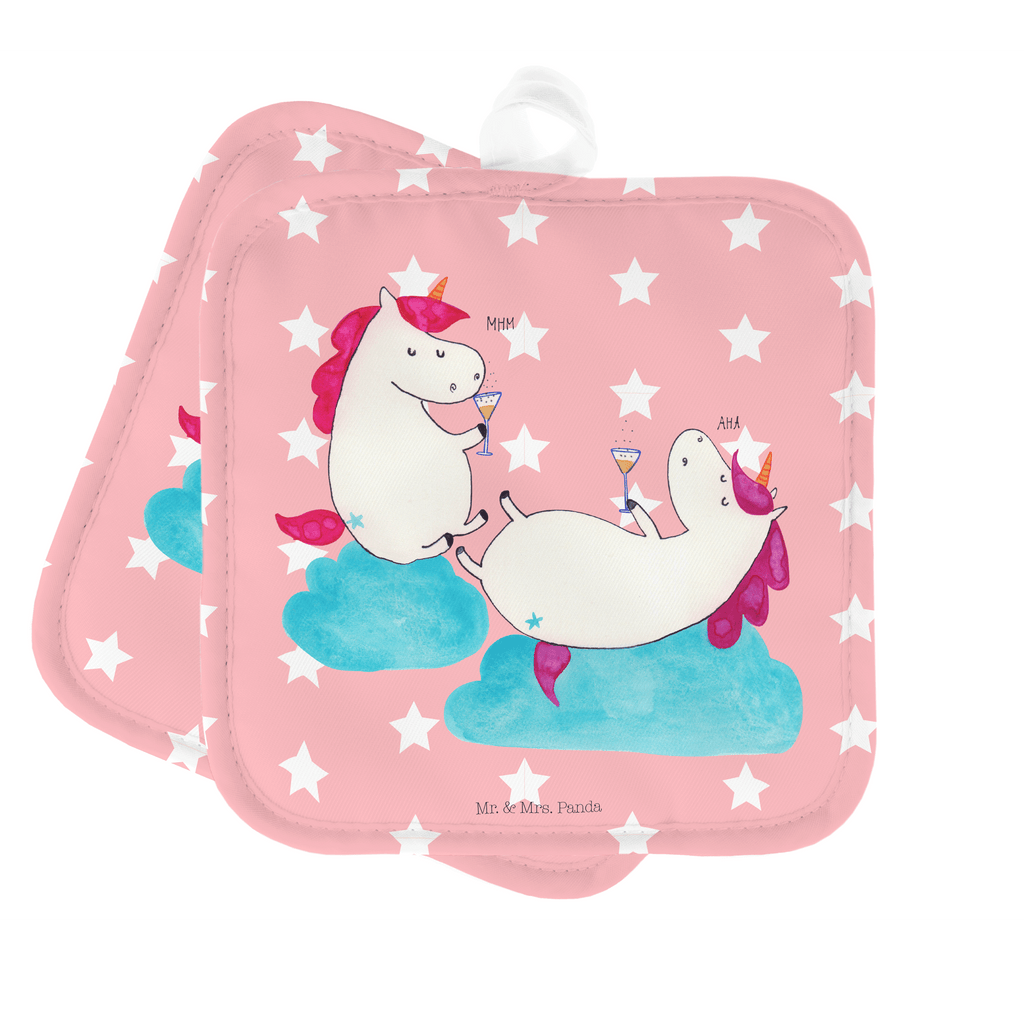 2er Set Topflappen  Einhörner Sekt Topflappen, Topfuntersetzer, Ofenhandschuh, Topflappen Set, Topflappen lustig, Topflappen mit Spruch, Einhorn, Einhörner, Einhorn Deko, Pegasus, Unicorn, Freundinnen, Freundin, BFF, Sekt, Mädelsabend, Spaß, Party, Korken, Anstoßen, Beste