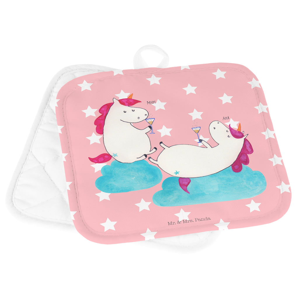 2er Set Topflappen  Einhörner Sekt Topflappen, Topfuntersetzer, Ofenhandschuh, Topflappen Set, Topflappen lustig, Topflappen mit Spruch, Einhorn, Einhörner, Einhorn Deko, Pegasus, Unicorn, Freundinnen, Freundin, BFF, Sekt, Mädelsabend, Spaß, Party, Korken, Anstoßen, Beste