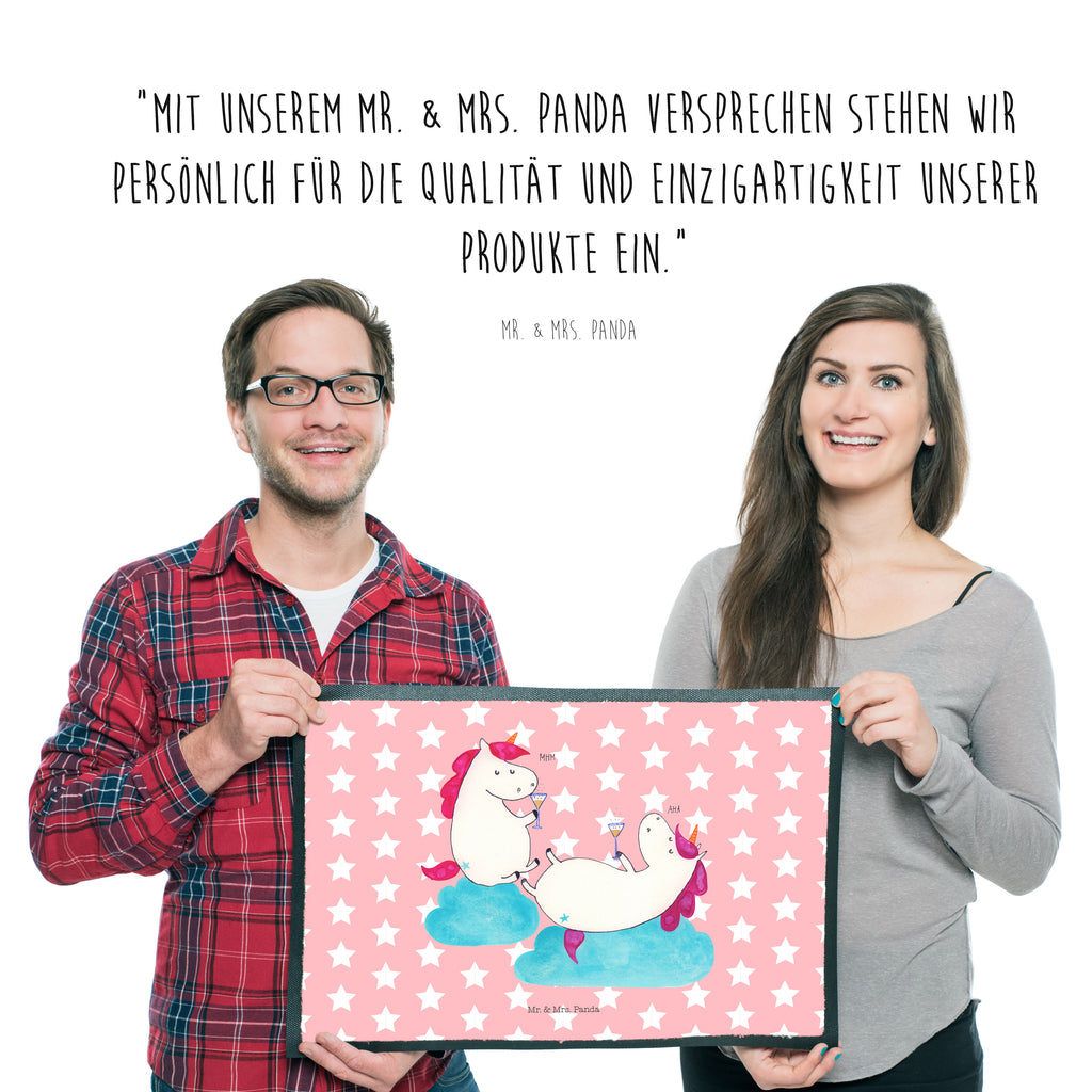 Fußmatte Einhörner Sekt Einhorn, Einhörner, Unicorn, Freundinnen, Freundin, BFF, Sekt, Mädelsabend, Spaß, Party, Korken, Anstoßen, Beste Türvorleger, Schmutzmatte, Fußabtreter, Matte, Schmutzfänger, Fußabstreifer, Schmutzfangmatte, Türmatte, Motivfußmatte,  Haustürmatte, Vorleger  Einhorn, Einhörner, Einhorn Deko, Pegasus, Unicorn