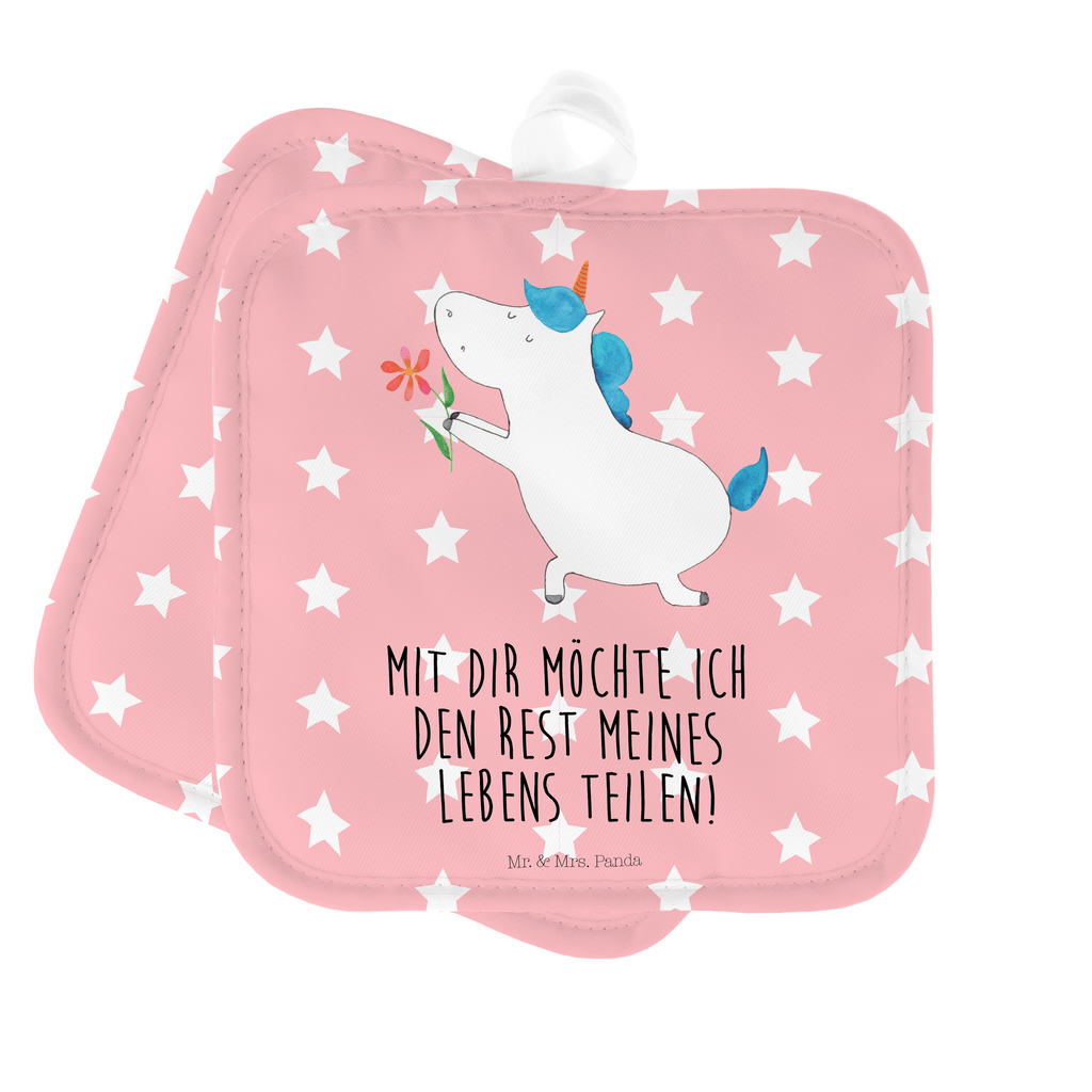2er Set Topflappen  Einhorn Blume Topflappen, Topfuntersetzer, Ofenhandschuh, Topflappen Set, Topflappen lustig, Topflappen mit Spruch, Einhorn, Einhörner, Einhorn Deko, Pegasus, Unicorn, Liebe, Liebesbeweis, Antrag, Heiratsantrag, Verlobung, Ehepaar, Pärchen, Partner, Freund, Freundin, Ehe, heiraten